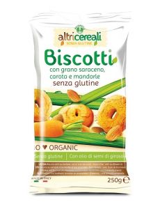 AltriCereali Biscotti Al Grano Saraceno Carote Mandorle Biologico 250 g