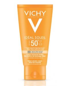 Vichy Idéal Soleil BB Emulsione Colorata Effetto Asciutto Mat SPF 50 Protezione Viso 50 ml