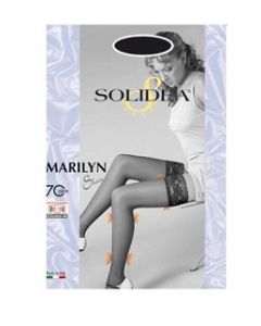 Solidea Marilyn Sheer 70 DEN Calza Autoreggente Compressiva Colore Nero Taglia 3