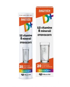 Massigen Dailyvit+ Effervescente Integratore Vitamine e Minerali 20 Compresse