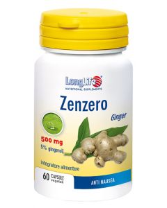 LongLife Zenzero 500 mg Integratore 60 Capsule