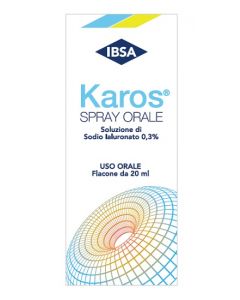 Karos Spray Orale 0,3% Infiammazione Gola 20 ml