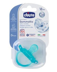Chicco Physio Soft Gommotto Ciuccio Blu In Silicone 16-36 mesi