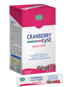 Esi Cranberry Cyst Pocket Drink Integratore Benessere Vie Urinarie 16 Bustine