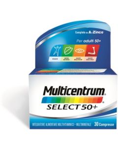 Multicentrum Select 50+ Integratore Multivitaminico Multiminerale 30 Compresse