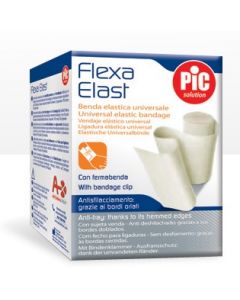 Pic Flexa Elast Benda Elastica Bianca Cm10x4,5m Con Fermaglio