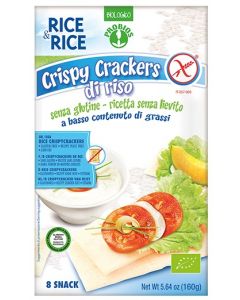 Rice&Rice Crispy Crackers Riso Senza Glutine Senza Lievito 160g