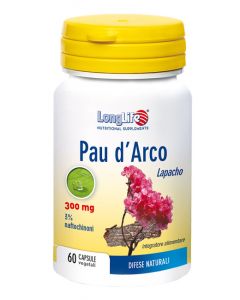 LongLife Pau D'Arco 300 mg Integratore 60 Capsule