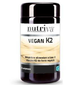 Nutriva Vegan K2 Integratore Alimentare 30 Compresse
