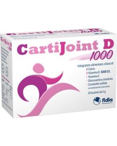 CartiJoint D 1000 Integratore Ossa e Articolazioni 20 Bustine