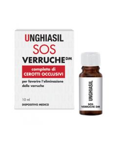 Unghiasil SOS Verruche con Cerotti Occlusivi 10 ml