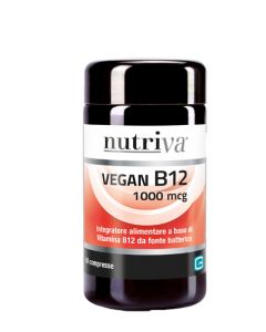 Nutriva Vegan B12 Integratore di Vitamina B 60 Compresse