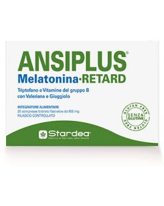Stardea Ansiplus Melatonina-Retard Integratore Alimentare 20 Compresse