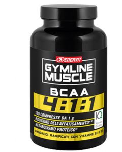 Gymline Muscle BCAA 4:1:1 Integratore Amminoacidi e Vitamine 180 Compresse