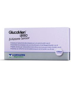 Glucomen Areo ?-Ketone Sensor Striscia Reattiva Misurazione Chetonemia 10 Pezzi