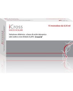 iCross Soluzione Oftalmica Protezione Corneale 15 Flaconcini Monodose