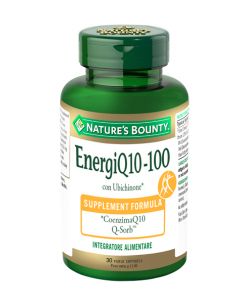 Nature's Bounty EnergiQ10-100 Integratore CoEnzimaQ10 30 Perle