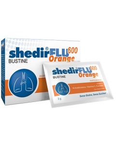 Shedirflu 600 Orange Integratore Vie Respiratorie 20 Bustine