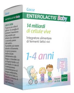 Enterolactis Baby Gocce Integratore Di Fermenti Lattici 8 ml