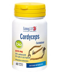 LongLife Cordyceps Bio 525mg Integratore Alimentare 60 Capsule