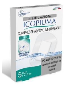 Icopiuma Compresse Adesive Postoperatorie 5x7,5 cm