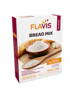 Flavis Bread Mix Aproteico 500g (+10g di lievito secco)