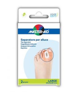 Master-Aid Foot Care Separatore Per Alluce Taglia Large 2 Pezzi