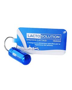 Lactosolution 15000 Enzima Lattasi Integratore Alimentare 15 Compresse