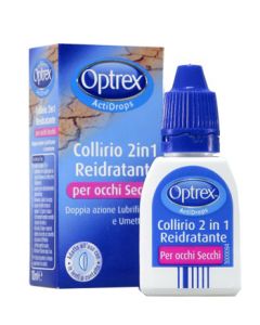 Optrex Actidrops 2in1 Collirio Reidratante Occhi Secchi 10 ml