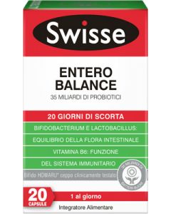 Swisse Entero Balance Integratore Probiotici 20 Capsule