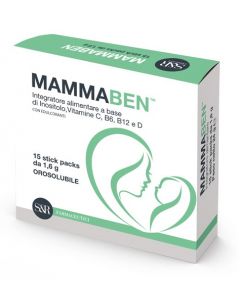 Mammaben Integratore Alimentare 15 Stick Pack Da 1,6 g