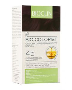 Bioclin Bio-Colorist 4.5 Castano Mogano Tintura Naturale Capelli