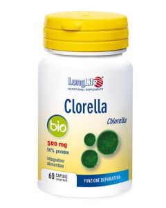 LongLife Clorella Bio Integratore Depurativo 60 Capsule Vegetali