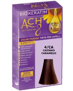 Biokeratin ACH8 Color Prodige Tinta per Capelli Colore 4/CA Castano Caramello
