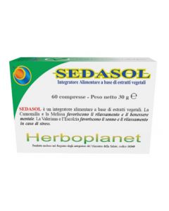 Herboplanet Sedasol Integratore Alimentare 60 Compresse