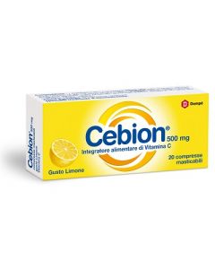 Cebion Limone Integratore di Vitamina C 20 Compresse Masticabili