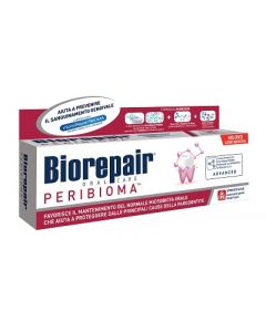 Biorepair Peribioma Dentifricio con Probiotici e Vitamine 75 ml