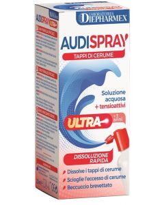 AUDISPRAY Ultra Spray Tappo di Cerume Dissolvimento Rapido 20ml