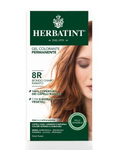 Herbatint Tintura Capelli Gel Permanente 8R Biondo Chiaro Ramato 150 ml