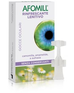 Afomill Rinfrescante e Lenitivo Gocce Oculari 10 Flaconcini Monodose