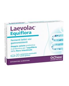 Laevolac Equiflora Integratore per il Benessere Intestinale 20 Compresse