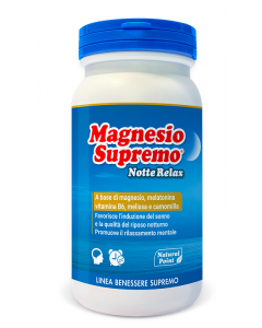 Natural Point Magnesio Supremo Notte Relax Integratore Alimentare 150g