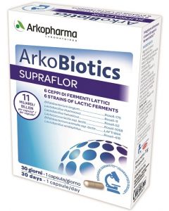 Arkopharma ArkoBiotics Supraflor Integratore 30 Capsule