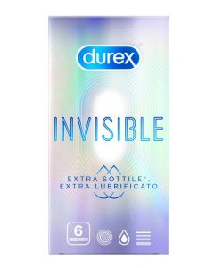 Durex Invisibile Extra Lubrificato 6 pezzi