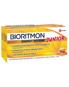 Bioritmon Energy Defend Junior Integratore Difese Immunitario 10 Flaconcini