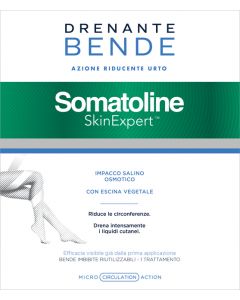 Somatoline Skin Expert Bende Snellenti Drenanti Azione Riducente Urto 1 Benda