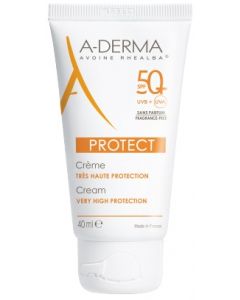 A-Derma Protect Crema Solare Senza Profumo SPF 50+ da 40 ml