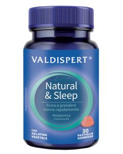 Valdispert Natural e Sleep per Sonno 30 Compresse Masticabili