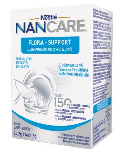 Nancare Flora Support Integratore Alimentare Pediatrico Da 12 Mesi 14 Bustine