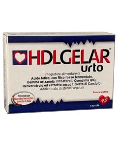 HDLGelar Urto Integratore per il controllo del Colesterolo 45 capsule